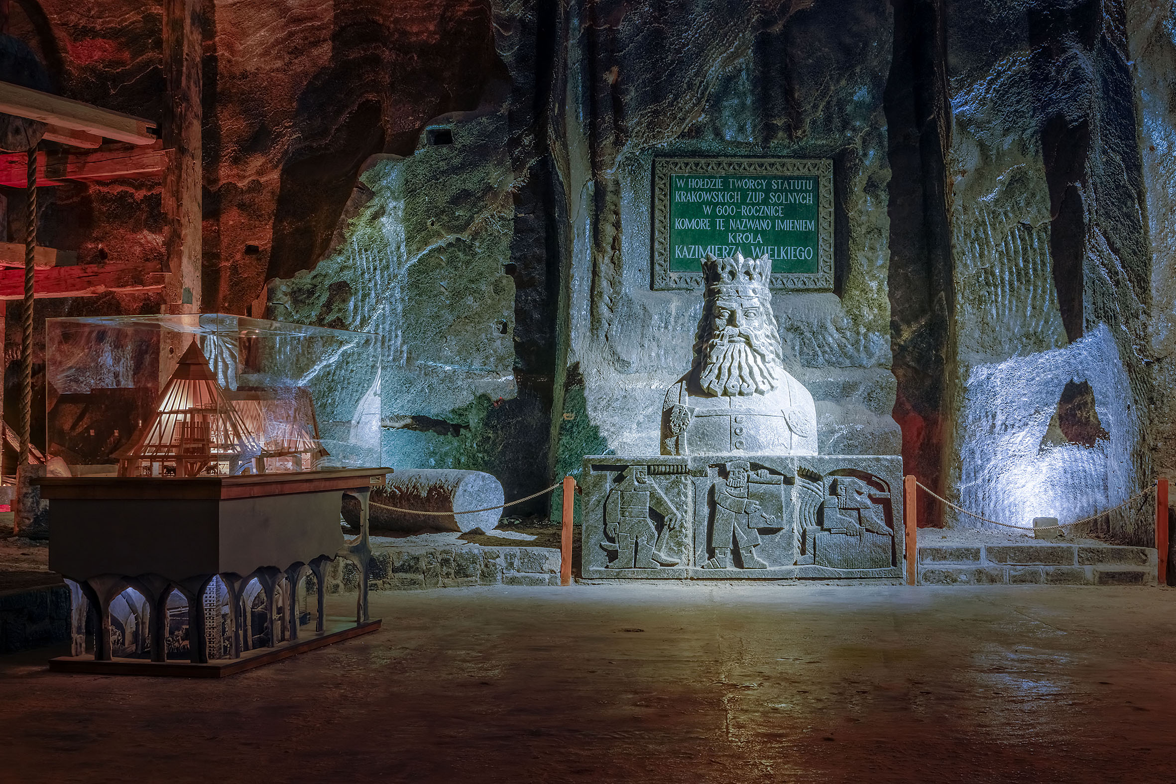 Komora Króla Kazimierza Wielkiego - obecna Kopalnia Soli "Wieliczka"