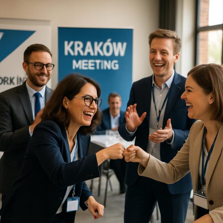 Imprezy firmowe Kraków – jak połączyć szkolenie, networking i zabawę na jednym spotkaniu?