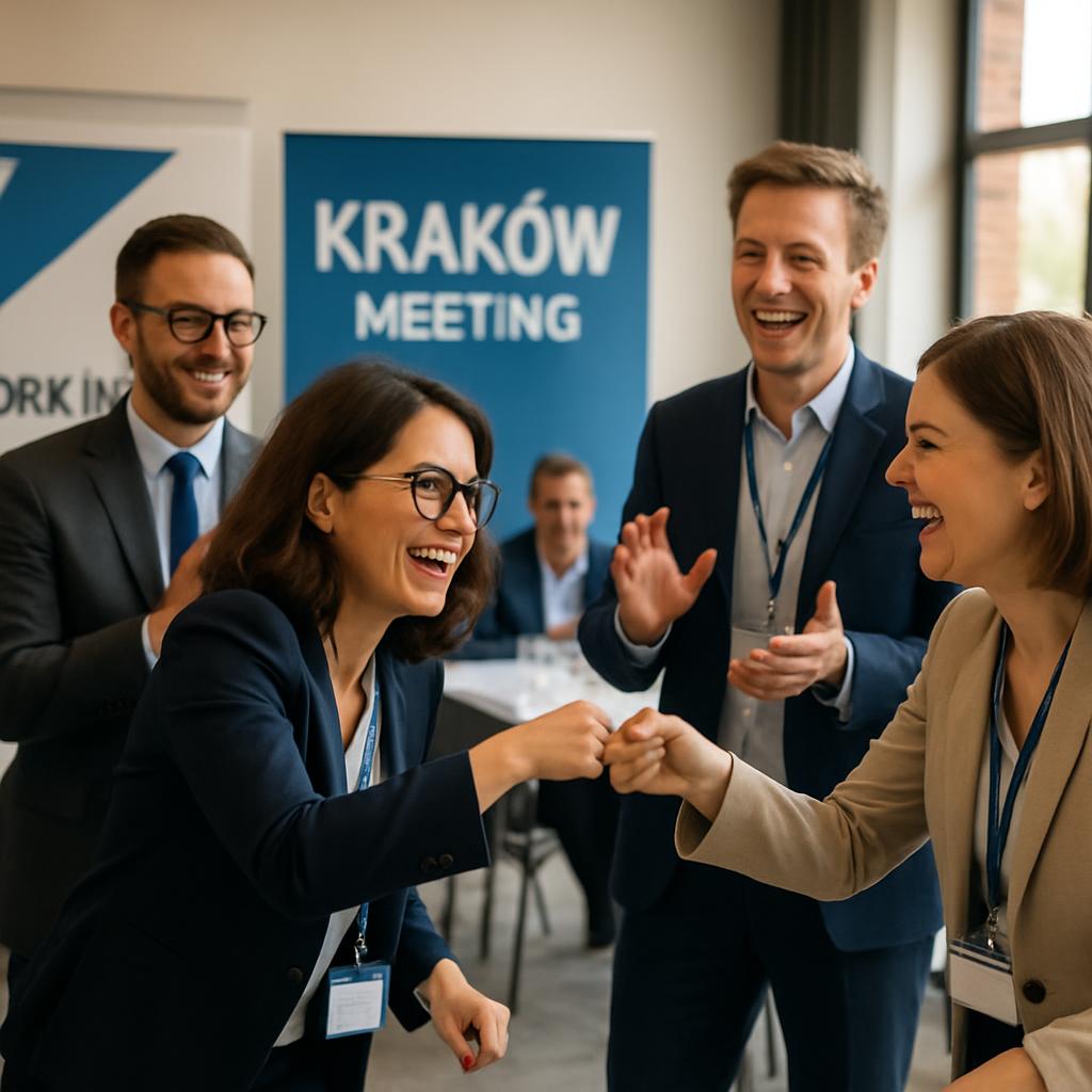 Imprezy firmowe Kraków – jak połączyć szkolenie, networking i zabawę na jednym spotkaniu?